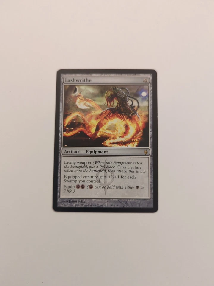 Lashwrithe New Phyrexia Regular LP MTG - Image 1 of 1