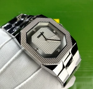 Invicta Cuadro Quartz Men SS Gemmed Dial Watch 49868 Octagon Face Bracelet WR30W - Picture 1 of 18