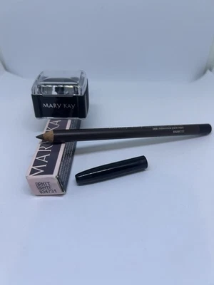 MARY KAY BROW DEFINER PENCIL~BRUNETTE~DISCONTINUED~034731 FREE MK Sharpener - Image 1 of 4