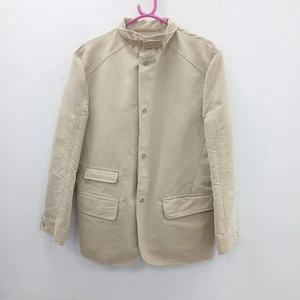 Moncler Jacket Size S/M Mens Cream Casual Cotton RMF32-BL - Picture 1 of 5