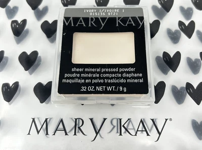 Mary Kay Sheer Mineral Pressed Powder Ivory 1 #015135 0.32 oz./ 9g - Image 1 of 2