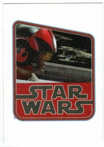 STAR WARS JOURNEY TO THE FORCE AWAKENS RETRO CLOTH STICKER INSERT CS-3 POE - Picture 1 of 2
