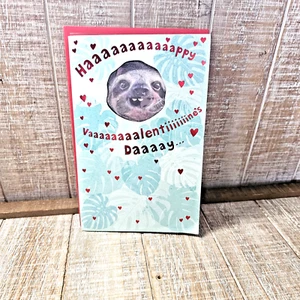 American Greetings Valentine's Day Card Musical Moving Dancing Blue Hearts - Picture 1 of 7