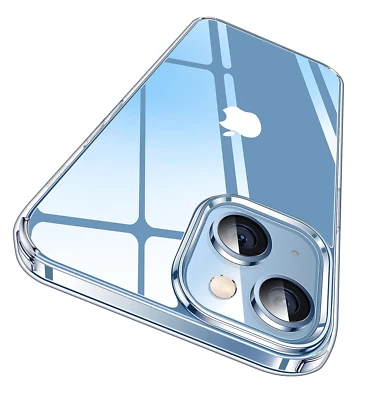 For Apple iPhone 15 14 13 12 11 XR Xs 8 + Case Ultra Thin Clear Silicone Cover - Image 1 of 4