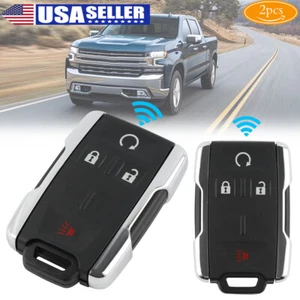 2pcs Car Remote Key Fob For Chevy Silverado 1500 Colorado GMC Canyon 2015-2018 - Picture 1 of 11