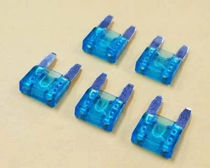 Philmore 64-6015 15A 32V ATM Mini Blade Automotive Fuses Blue, 5 pack - Picture 1 of 1