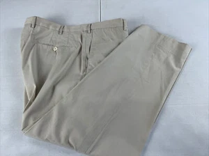 INCOTEX Men's Beige Cotton Chino Pants 36X27 $595 - Picture 1 of 8
