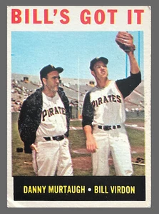 1964 Topps #268 • Pittsburgh Pirates - 'Bill's Got It' (Murtaugh & Virdon) - Picture 1 of 2