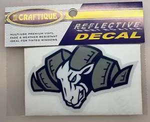 UNC TAR HEELS Widderkopf Logo REFLEKTIEREND 4" Vinyl Aufkleber North Carolina Sticker - Bild 1 von 1