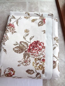 Orvis Cabbage Rose Tab Top Curtain (160" x 84") - Free Shipping - Picture 1 of 17
