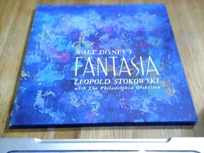 WALT DISNEY FANTASIA WALT DISNEY US 3 LP + BOOK RE 1964 NM RARE UNIQUE MIS-PRINT - Image 1 of 4