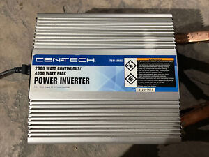 New ListingCen-Tech 69662 2000W , 4000W Peak Power Inverter Used