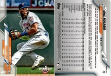 Amed Rosario 2020 Topps Opening Day Baseball Card 73  New York Mets