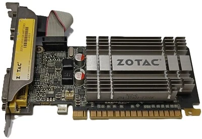 1 GB GDDR3 ZOTAC NVIDIA GeForce G210 scheda grafica/scheda video -DVI, HDMI, VGA - Immagine 1 di 4