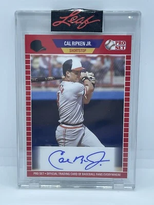 CAL RIPKEN JR 2021 Leaf Pro Set AUTO BASE SP Orioles HOF — 第 1/2 张图片