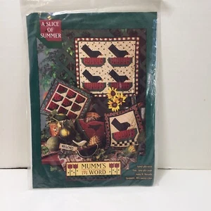 A Slice of Summer Quilt Pattern Mumm's the Word Watermelon Crows - Picture 1 of 3