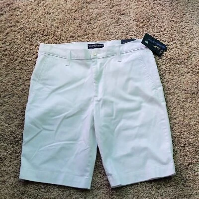 U.S. Polo Assn. Pantalones cortos blancos para mujer talla W34 Foto 1 de 4