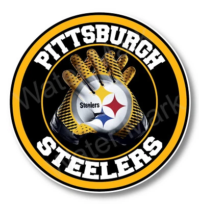 Calcomanía adhesiva de vinilo Pittsburgh Steelers 12 tamaños diferentes ventana de camión coche  Foto 1 de 2