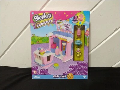 Shopkins Kinstructions 'Baby Shop' Playset. 128 Pieces. NiB. 2016 Moose - Image 1 of 4
