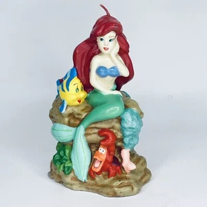 Vintage Disney Little Mermaid Candle - Collectable 16cm Wax Candle in VGC - Picture 1 of 12