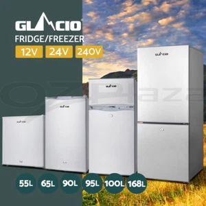 Glacio 55/65/90/95/100/168L Portable Bar Fridge Freezer Fridges Cooler Caravan - Picture 1 of 29