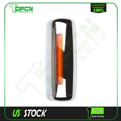 CUBIERTA DE ESPEJO RETROVISOR LATERAL DERECHO SEÑAL CON CROMO para International Prostar&Lonestar 2002 y más Foto 1 de 4