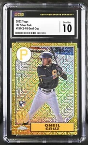 2022 Topps #T87C2-98 Oneil Cruz '87 Silver Pack CGC 10 - Picture 1 of 2