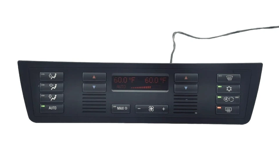 PANEL DE CONTROL CLIMÁTICO TEMPERATURA DIGITAL BMW X5 (E53) CALEFACCIÓN AC 00-06 18 PIN Foto 1 de 4