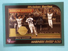2001 Topps HOME TEAM ADVANTAGE "Mariners Sweep Sox!" Rickey Henderson #403 ⚾