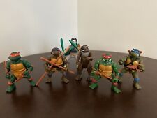 Playmates Lot Of 6Teenage Mutant Ninja Turtles SPLINTER, CASEY JONES  More