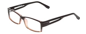 Calabria Soho 1001 rechteckige Lesebrille +7,00 glänzend schwarz/grau Kristall Wo - Bild 1 von 3
