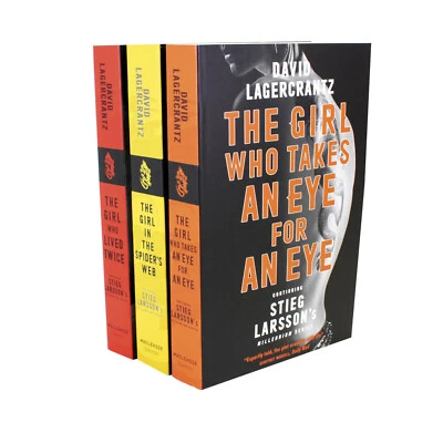 Stieg Larssons Millennium Series 3 Books Set (Books 4 To 6) By David Lagercrantz Foto 1 de 4