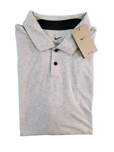 Nike Dri-FIT Tour Heathered Golf Polo Shirt Men's Size XL New FJ1643 077 - Picture 1 of 11