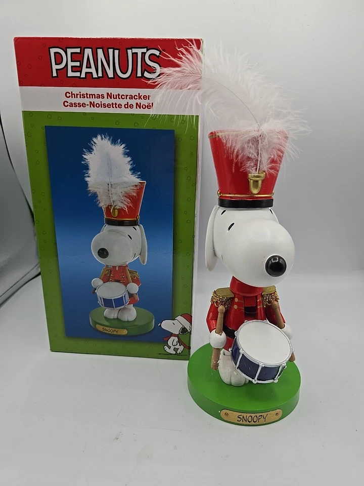 Peanuts PN6211L 10 in. Snoopy the Drummer Nutcracker