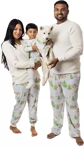 Family Christmas Pajamas Matching Sets - Organic Cotton Pjs for Kids, Toddlers, - Picture 1 of 12