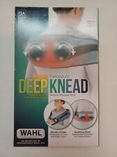 Wahl Deep Knead Heated Massage Wrap Pain Relief Therapy Model 4270  New