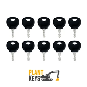Hamm 14707 Set of 10 Keys Bobcat Forklift Dynapac Gehl SkyTrak Terex Volvo - Picture 1 of 1