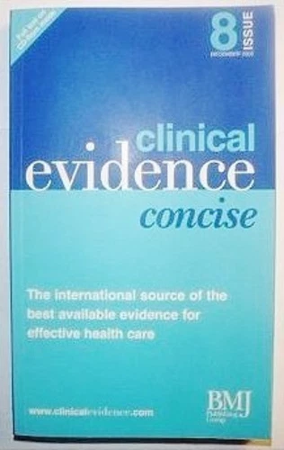 Clinical Evidence Concise - Issue #8 - December 2002 [Dec 01, 2002] Anon - Image 1 of 1