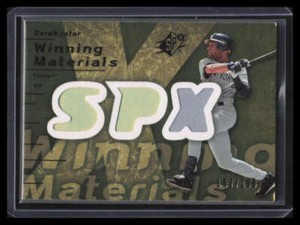 2007 SPx Winning Materials 199 Gold DJ Derek Jeter Jersey 157/199