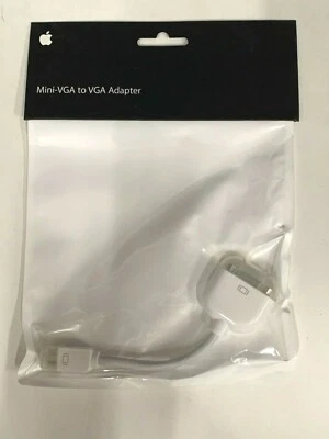 Apple M8639G/A VGA Display Adapter - Mini-VGA to VGA Adapter  - Image 1 of 3