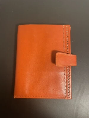 Vintage SWANK Travelers Wallet Brown Genuine Pigskin Leather 4.5" x 5.5" EUC - Image 1 of 4