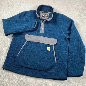 Carhartt 104991 Relaxed Fit Fleecepullover Herren mittelblau - Bild 1 von 10