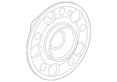 Brida de rueda eje trasero original Mercedes-Benz 213-357-05-00 Foto 1 de 2