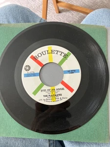 THE PLAYMATES "WAIT FOR ME / EYES OF AN ANGEL" 45RPM 7" VINYL G+ [B1-91] - Bild 1 von 2