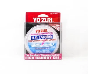 Yo Zuri H.D Carbon Fluorocarbon Pink 100% 30 yds 40 lb R892-DP (1402) - Picture 1 of 6