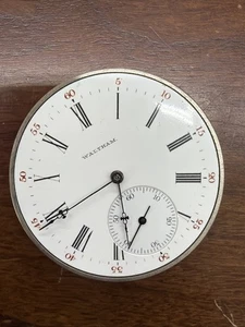 Vintage Waltham Riverside Manual Pocket Watch Movement 19j 22099744 As Is F51 - Bild 1 von 6
