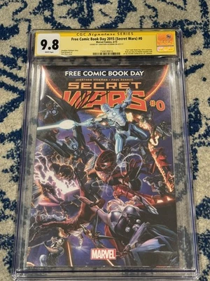 Free Comic Book Day Secret Wars # 0 CGC 9.8 SS Hickman - Ross Cover 2015 🔥 - Image 1 of 2