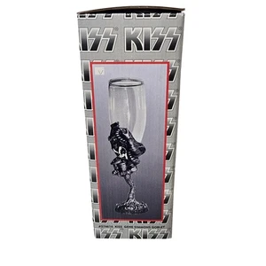 KISS Gene Simmons 1998 Collectible Goblet Wine Glass Spencer Gifts - Picture 1 of 8