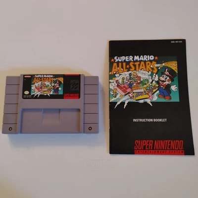 Только картридж Super Mario All-Stars (Super Nintendo SNES, 1993 г.) — протестирован - Изображение 1 из 4