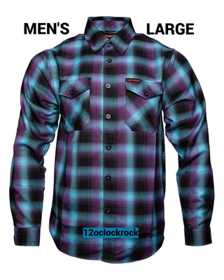 DIXXON x BLACK SABBATH PARANOID Collab Limited Edition Flannel Shirt- Men's L - Image 1 of 4